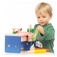 Banc de lucru si ladita cu scule 2 in 1, Wonderworld