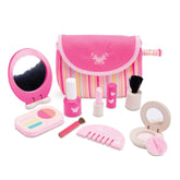 Pinky cosmetic set cu accesorii din lemn, Wonderworld