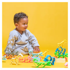 My First Animals, joc senzorial, neon colors, Dena