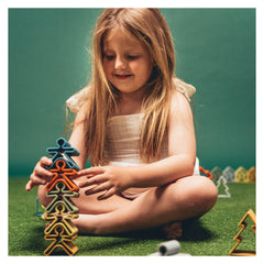 Set senzorial openended cu 18 piese, nature, Dena Toys