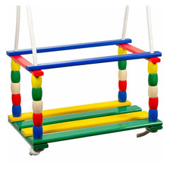 Leagan colorat din lemn