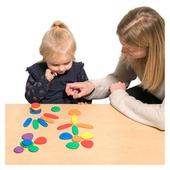 Junior Rainbow Pebbles, set de activitati cu pietricele