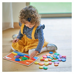 Junior Rainbow Pebbles, set de activitati cu pietricele