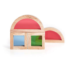 Junior Rainbow Blocks set 20 piese, Guidecraft