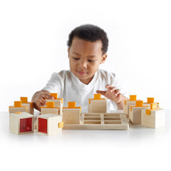 Peekaboo Sound Boxes cutiute cu sunete, Guidecraft