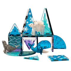 MAGNA-TILES Arctic Animals, set magnetic