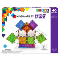 MAGNA-TILES Freestyle cu magneti mobili, 40 piese