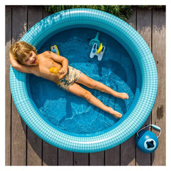 Dippy, piscina gonflabila, 120 cm, albastru, Quut Toys