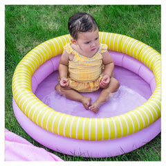 Dippy, piscina gonflabila, 80 cm, roz, Quut Toys