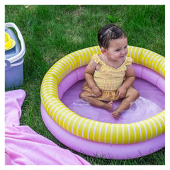 Dippy, piscina gonflabila, 80 cm, roz, Quut Toys