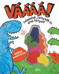 Vááá! - Feladatok, színezők és dínó-tények színes zsírkrétákkal