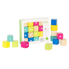 Tegu Baby, primele blocuri din lemn magnetic, 15 buc.