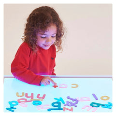 Rainbow Letters, set litere transparente, 26 buc., TickiT