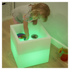 Sensory Cube, cub luminos pentru activitati, TickiT