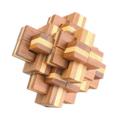 Puzzle de logica 3D din bambus, Ananas
